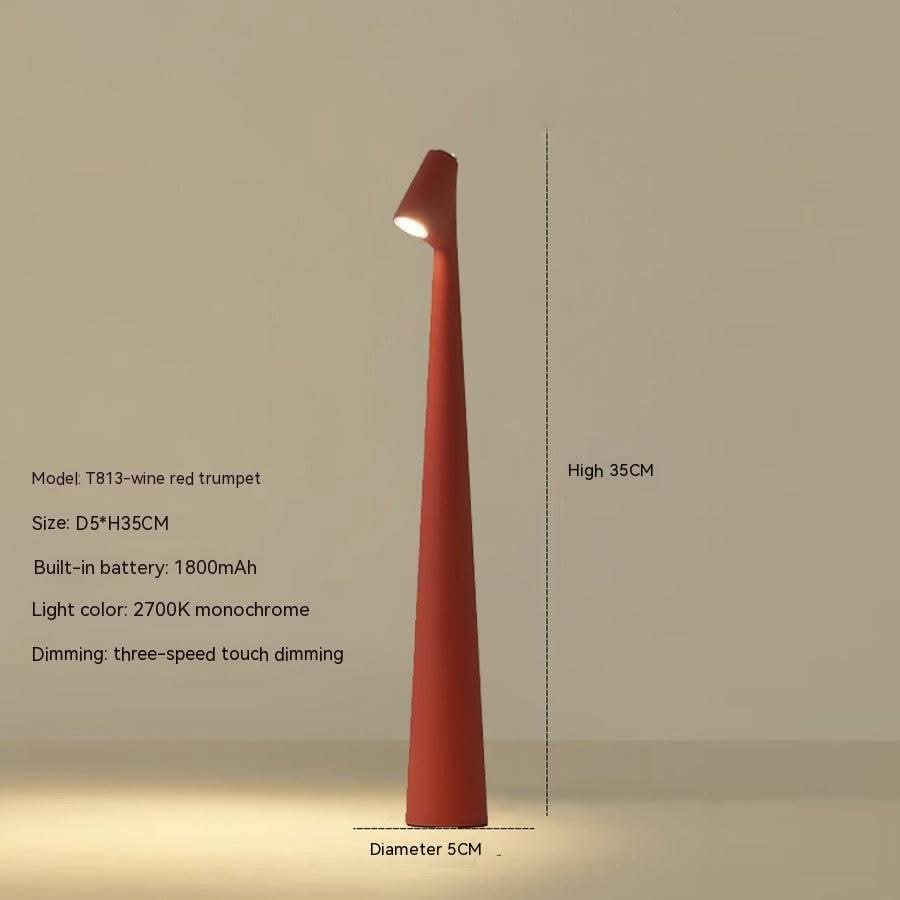 NovaGlow Table Lamp Rechargeable With A Contemporary Look And Extended Battery Life