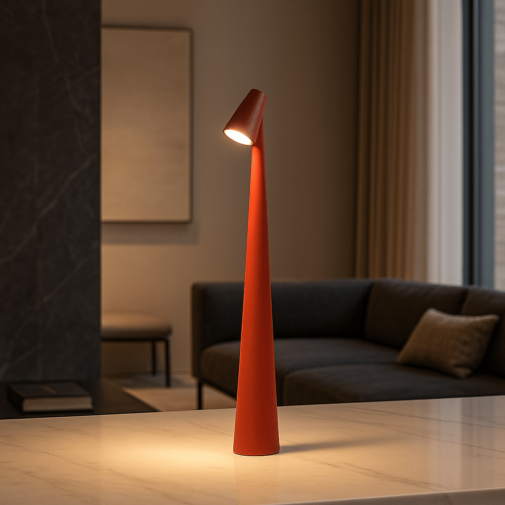 NovaGlow Table Lamp Rechargeable With A Contemporary Look And Extended Battery Life