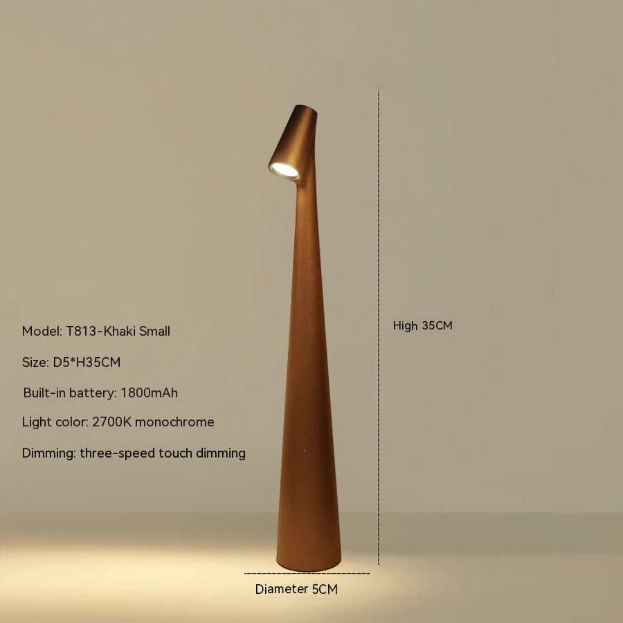 NovaGlow Table Lamp Rechargeable With A Contemporary Look And Extended Battery Life