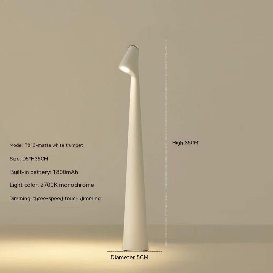 NovaGlow Table Lamp Rechargeable With A Contemporary Look And Extended Battery Life