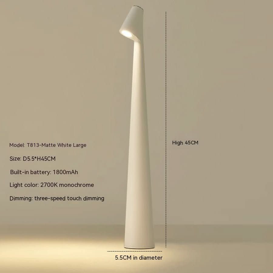 NovaGlow Table Lamp Rechargeable With A Contemporary Look And Extended Battery Life