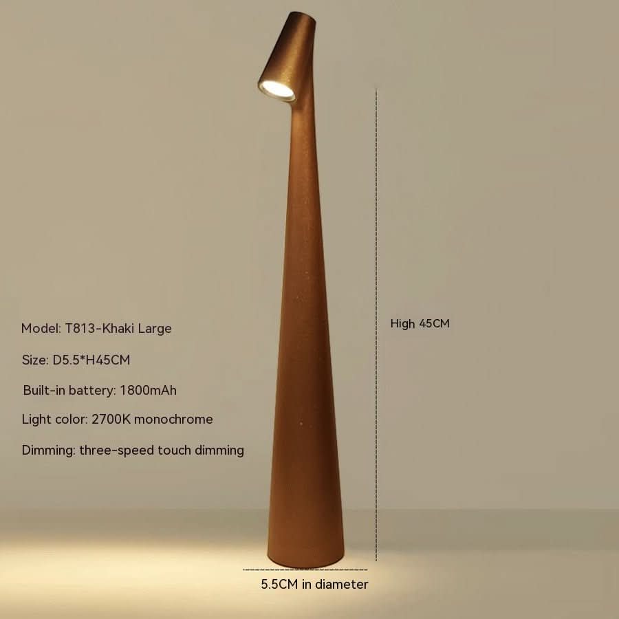 NovaGlow Table Lamp Rechargeable With A Contemporary Look And Extended Battery Life