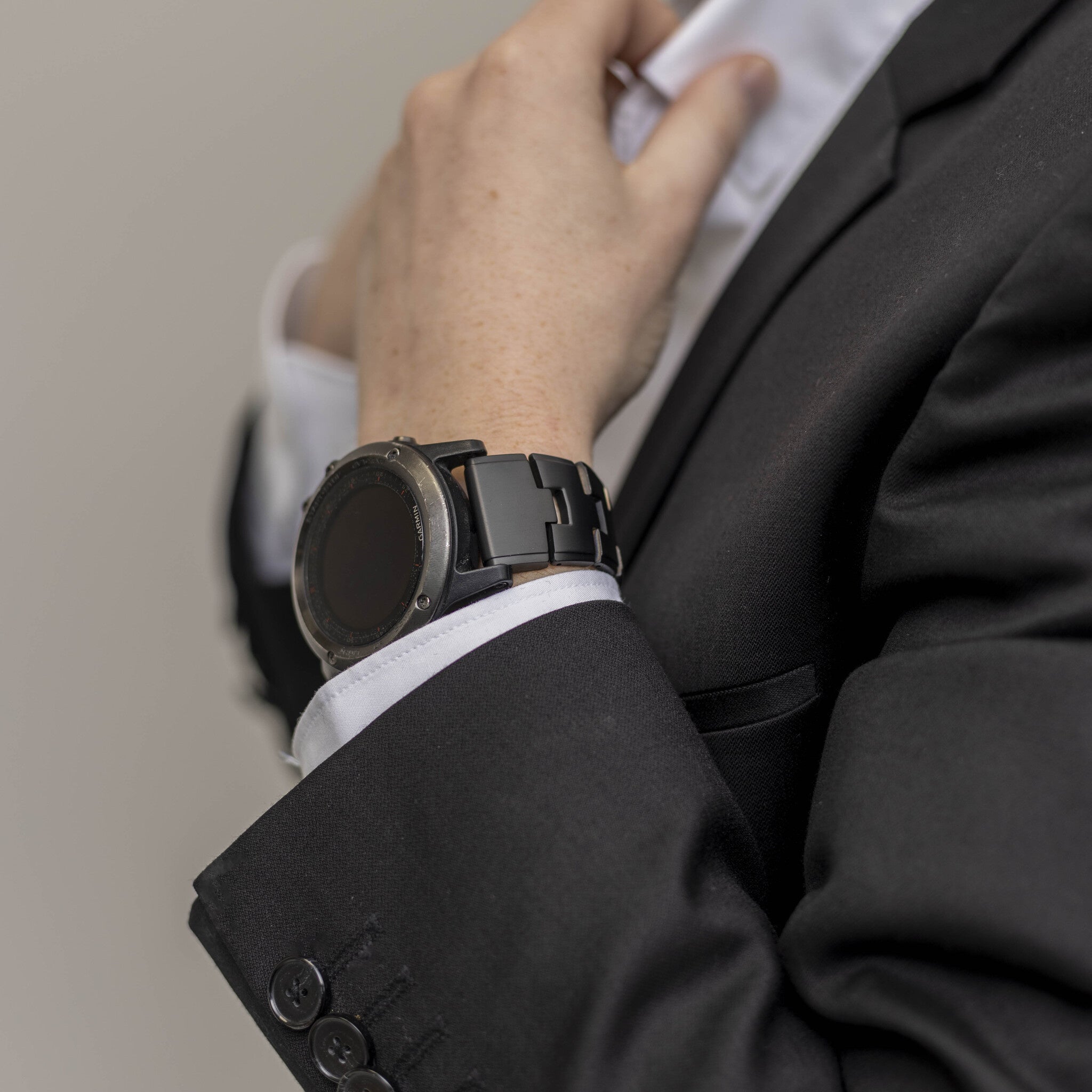 Garmin Fenix 5 Plus And Fenix 6 Pro Black Titanium Bracelet
