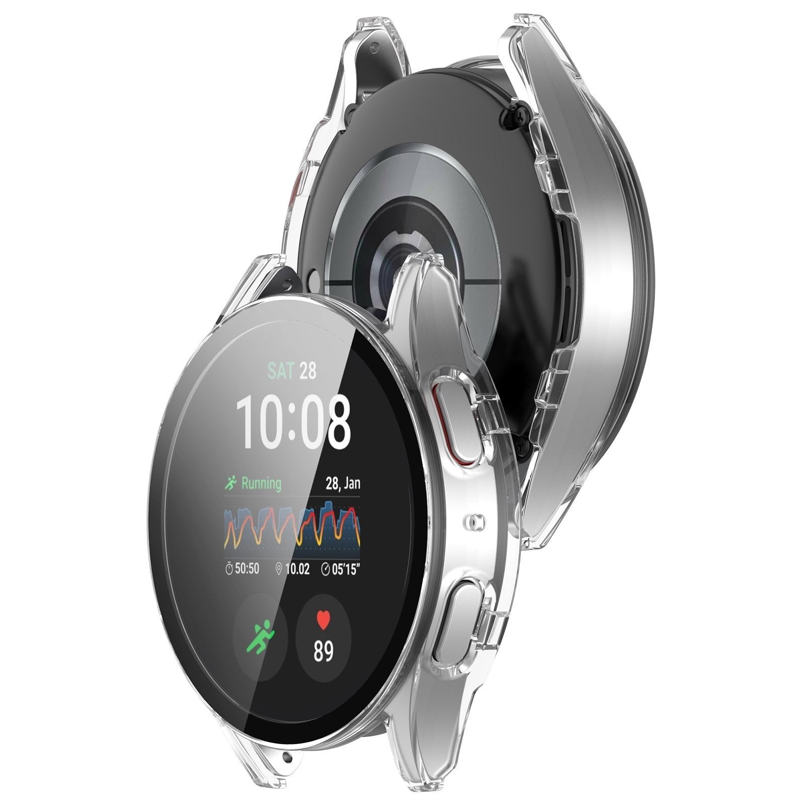 Samsung Galaxy Watch 7 40mm Clear Protective Cover With Glass