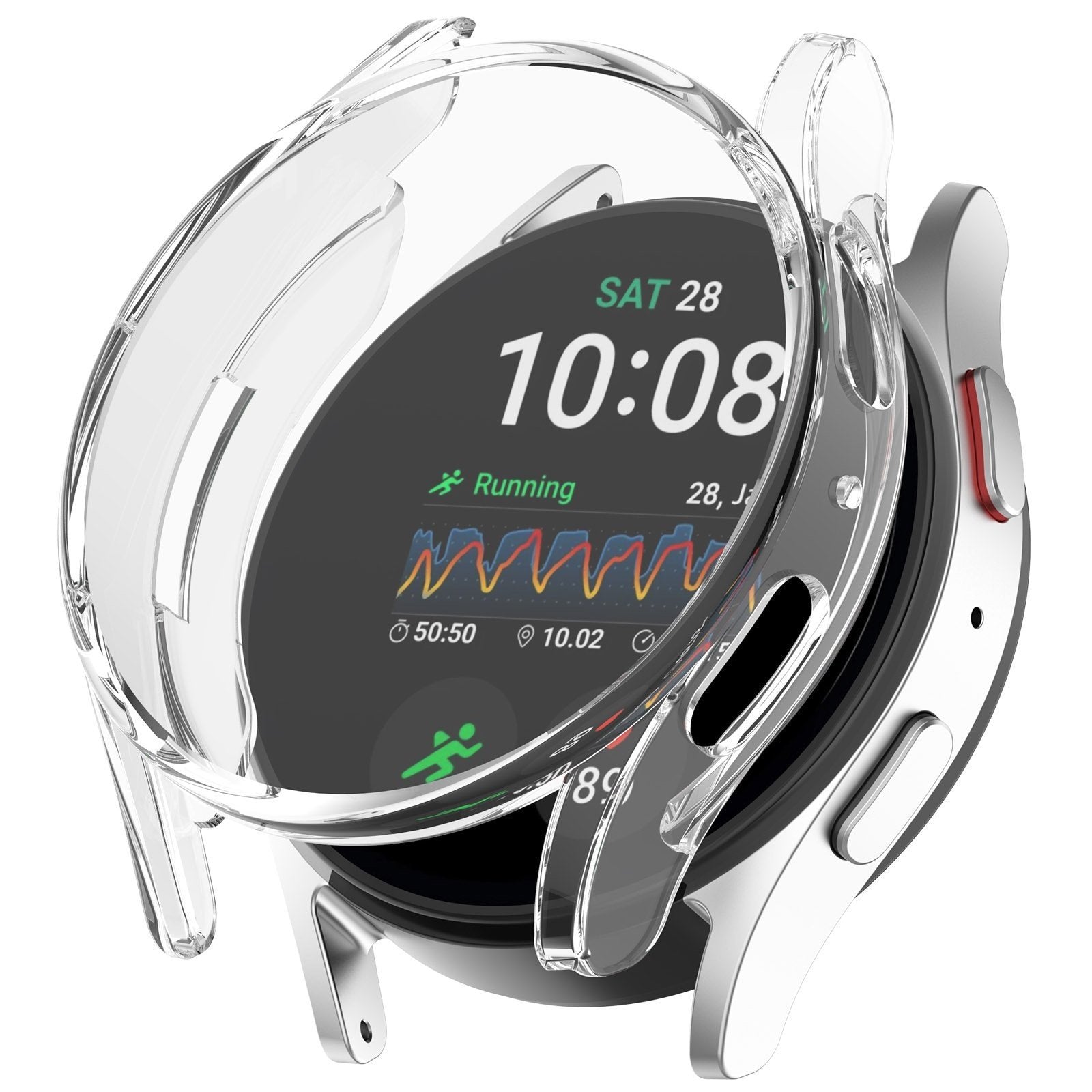 Clear TPU Case For Samsung Galaxy Watch 7 44mm Cover