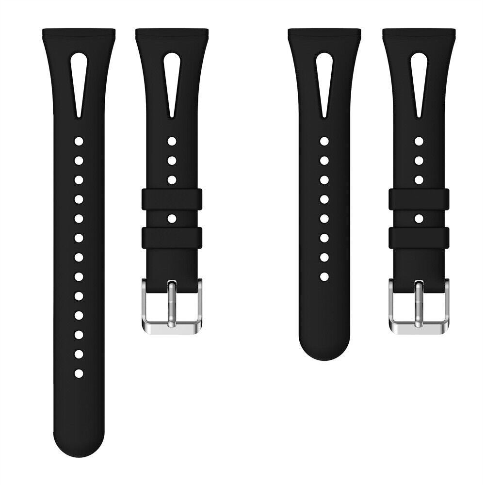 Fitbit Versa 4 Black Premium Silicone Band For Everyday Wear