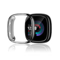 TPU Case For Fitbit Versa 4, With Sense 2, Black Edition