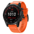 Garmin Fenix 7 Orange Silicone Replacement Wrist Band