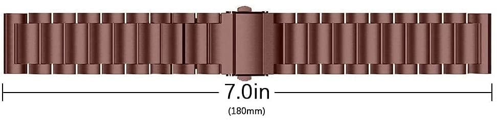 Bronze Gold Link Strap For Samsung Galaxy Watch 3 41mm