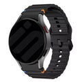 Samsung Galaxy Watch 4 40mm Black Wave Strap Band Plus