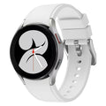 Samsung Galaxy Watch 4 White Silicone Band Perfect Fit