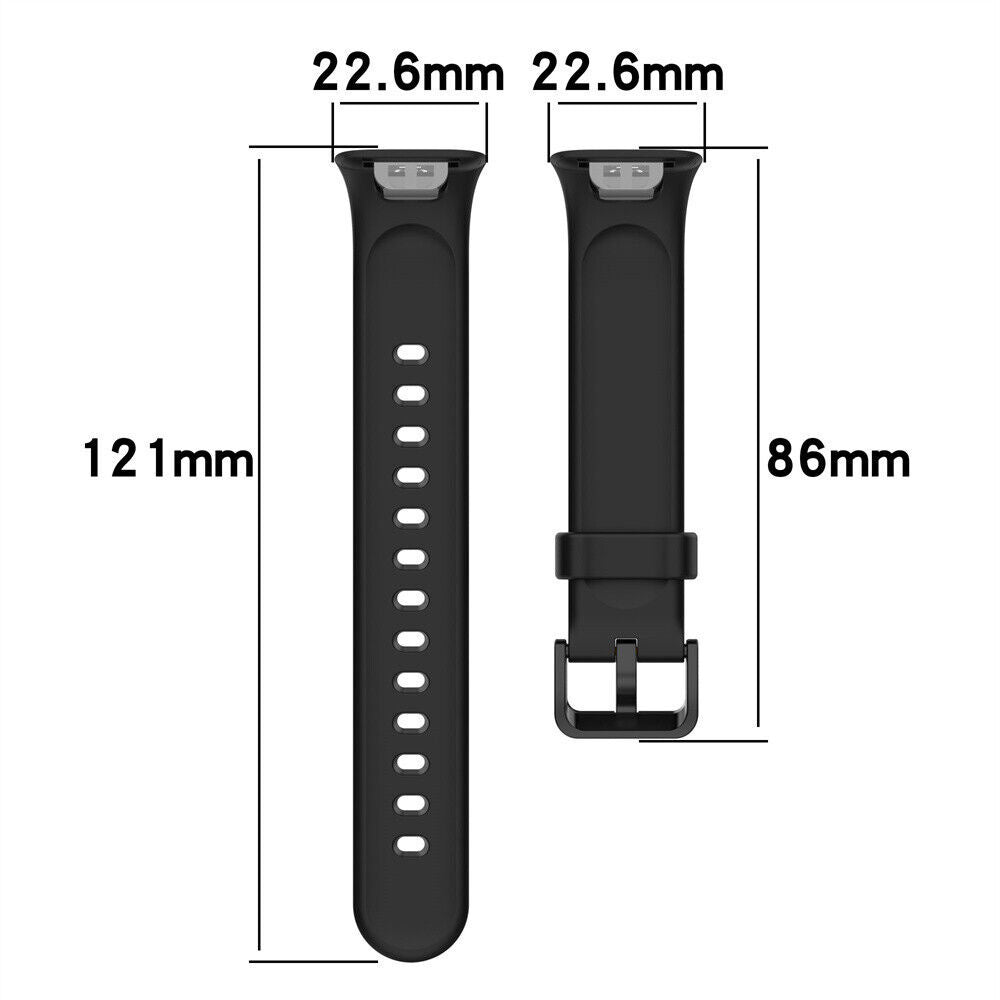 Xiaomi Smart Band 7 Pro Black Silicone Strap Replacement