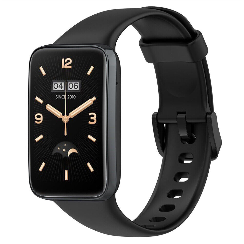 Xiaomi Smart Band 7 Pro Black Silicone Strap Replacement