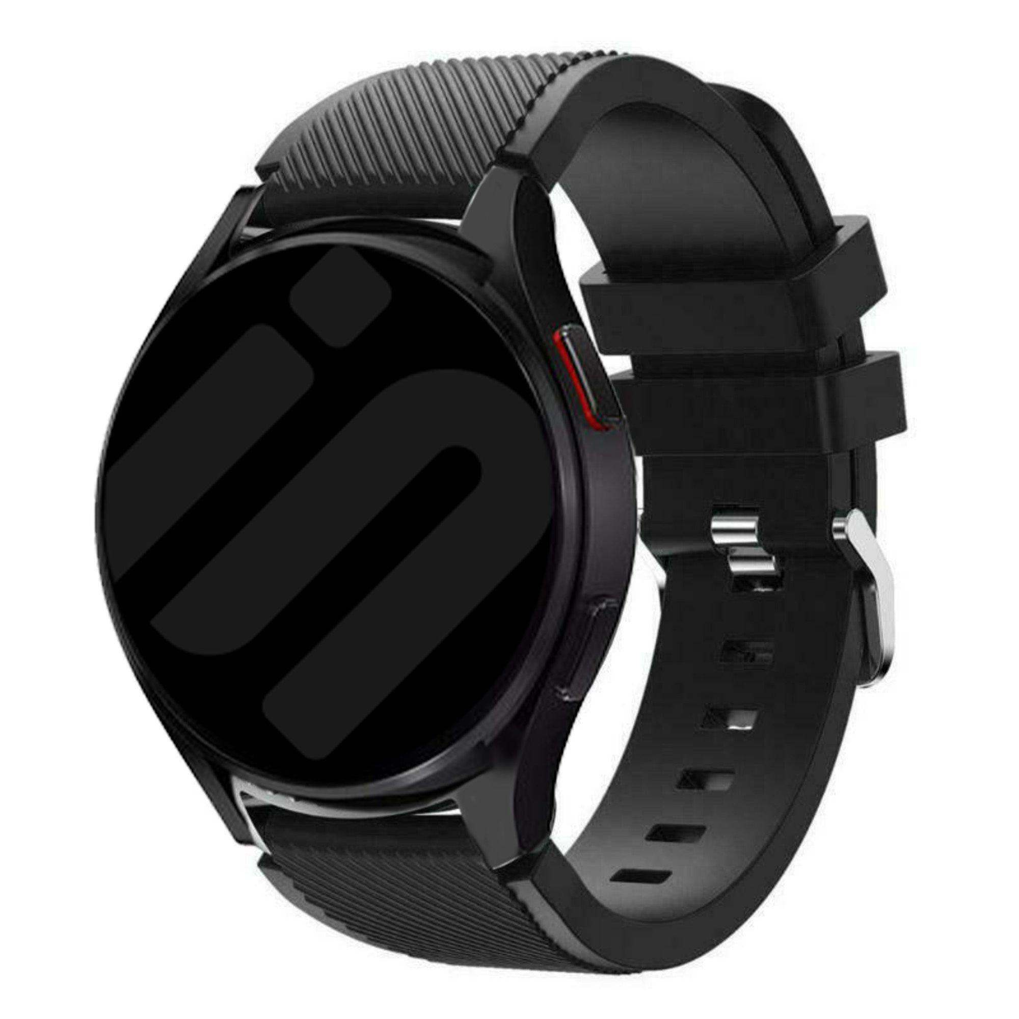 Silicone Band For Samsung Galaxy Watch 6 Classic 47mm Black